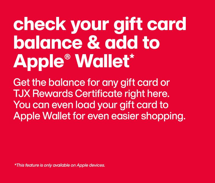 Gift Cards, Buy & Check Your Balance