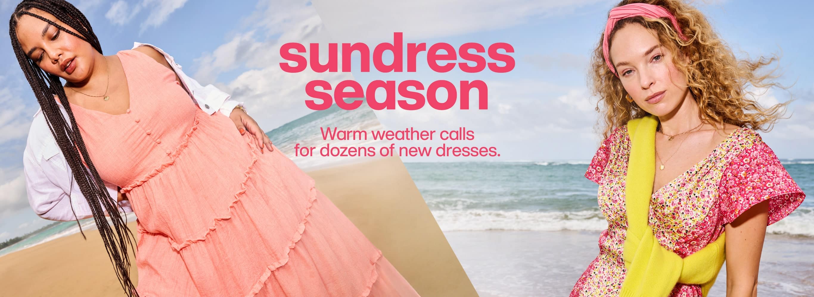 Sundress Season. Warm weather calls for dozens of new dresses.