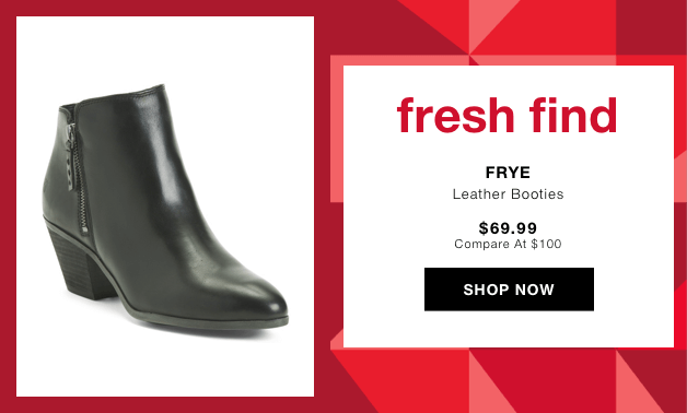Fresh Find: Frye Leather Booties