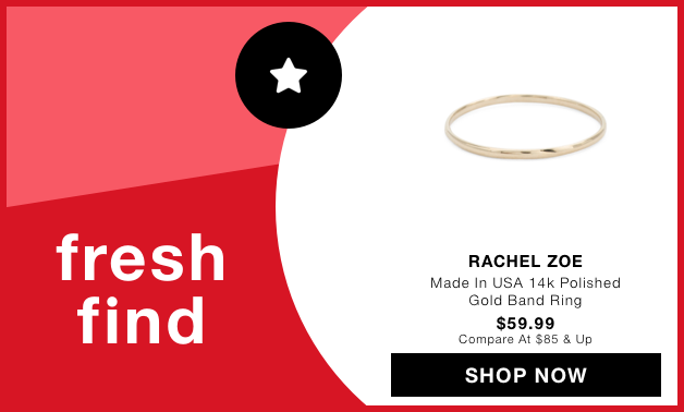 Fresh Find: Rachel Zoe Ring Shop Now